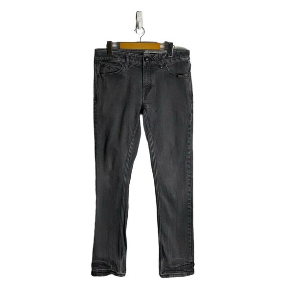 Volcom Men's Gray Vorta Slim Straight Denim Jeans - Picture 1 of 9